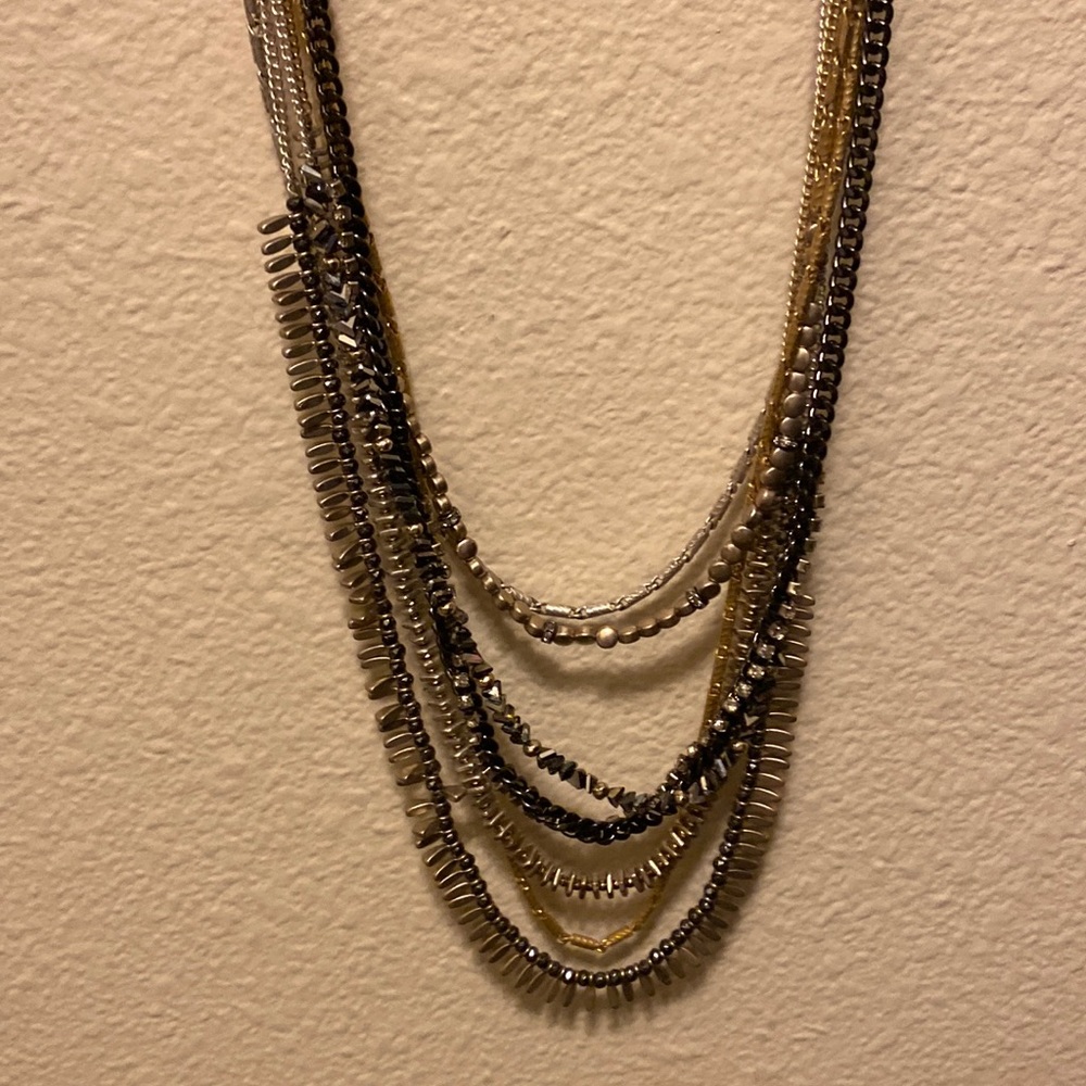 Montague Layered Necklace (multi way necklace) mixed Metal S&D